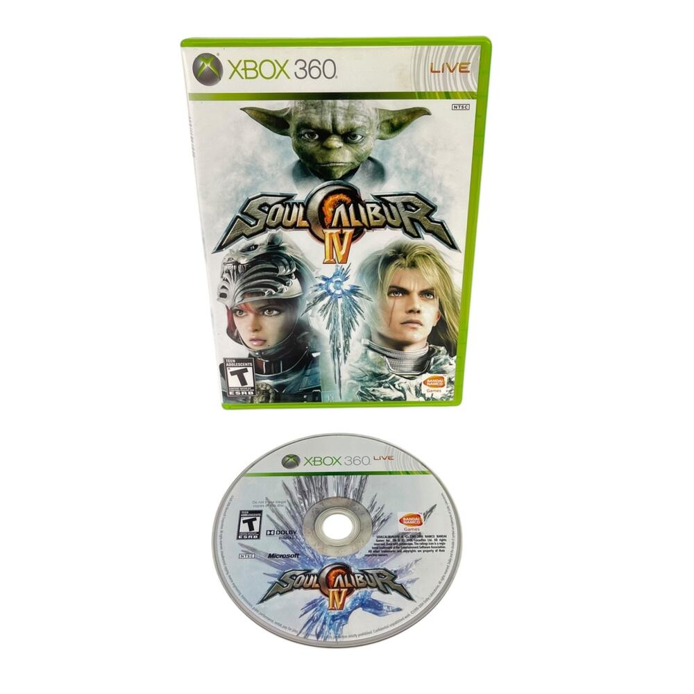 Soul Calibur IV 4 (Xbox 360, 2008) Tested and Working